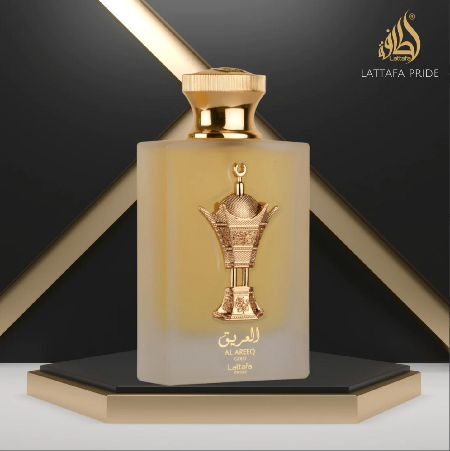 AL AREEQ GOLD BY LATTAFA PRIDE Unisex EAU DE PARFUM NATURAL SPRAY 100ML