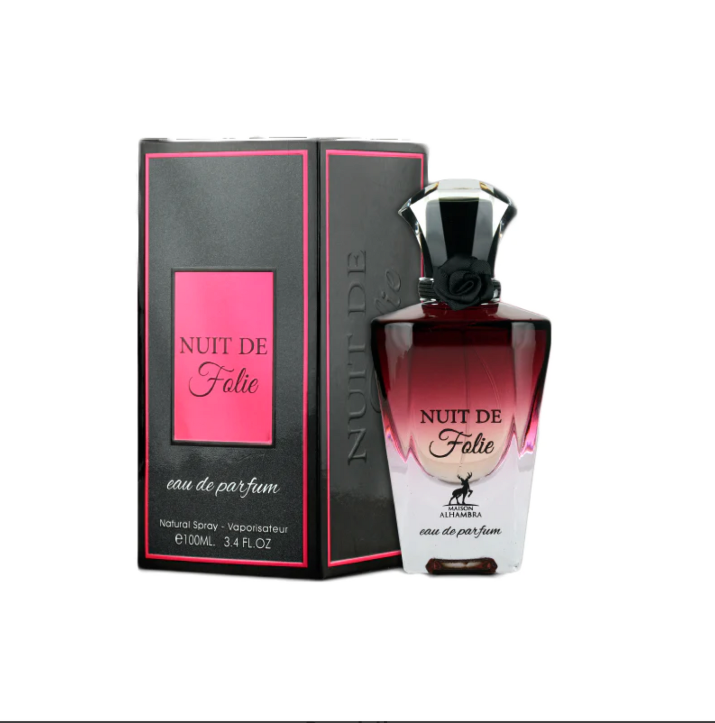 AlHambra Nuit De Folie EDP Perfume 100ml (similar to La Nuit Tresor Fleur De Nuit Lancôme)
