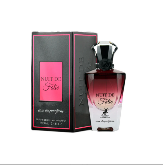 AlHambra Nuit De Folie EDP Perfume 100ml (similar to La Nuit Tresor Fleur De Nuit Lancôme)