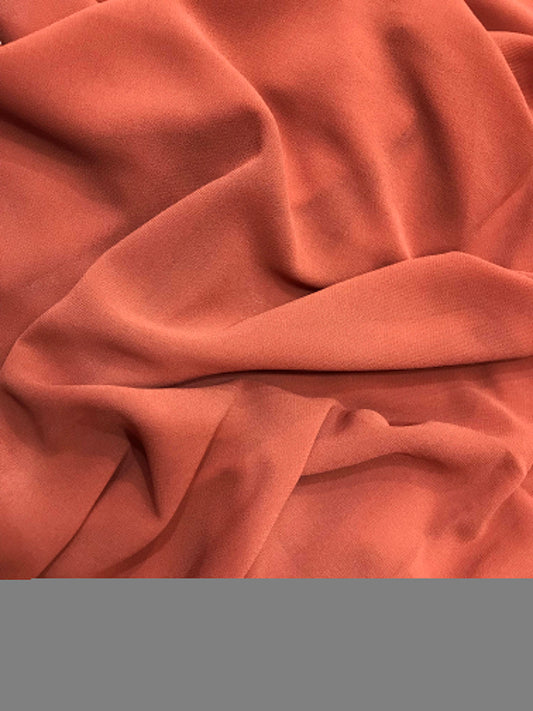 Orange Basic Georgette Hijab