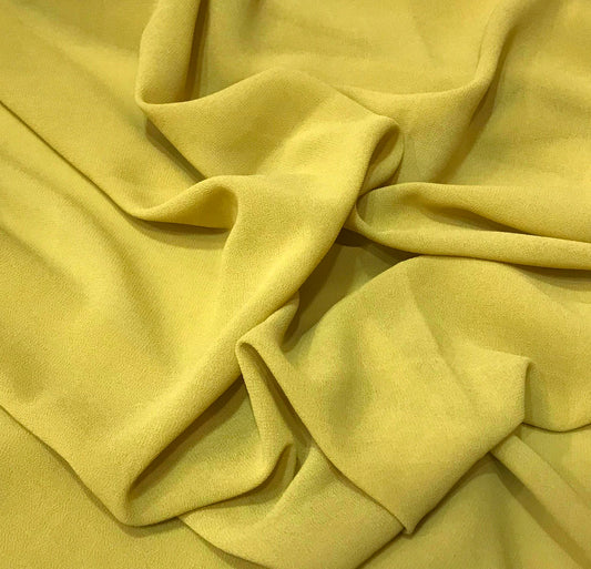 Mustard Basic Georgette Hijab