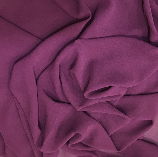 Boysenberry Basic Georgette Hijab