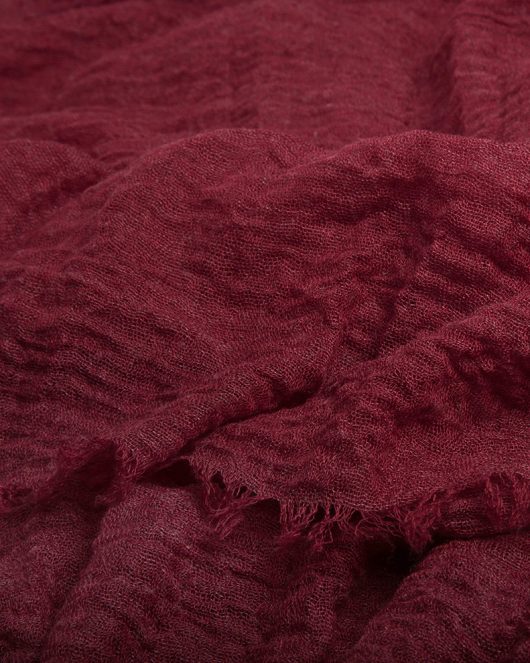 Red Crinkle Hijab