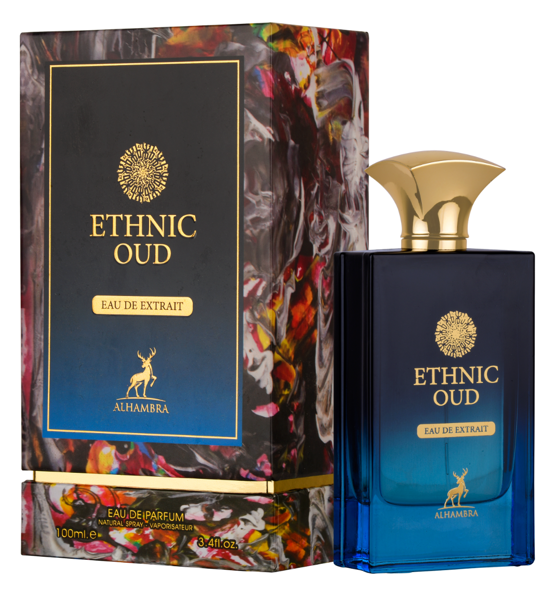 ETHNIC OUD BY MASON ALHAMBRA Unisex EAU DE PARFUM NATURAL SPRAY 100ML