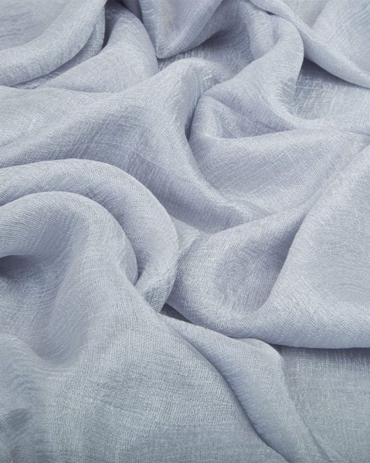 Serene Sky Gray Satin Silk Hijab