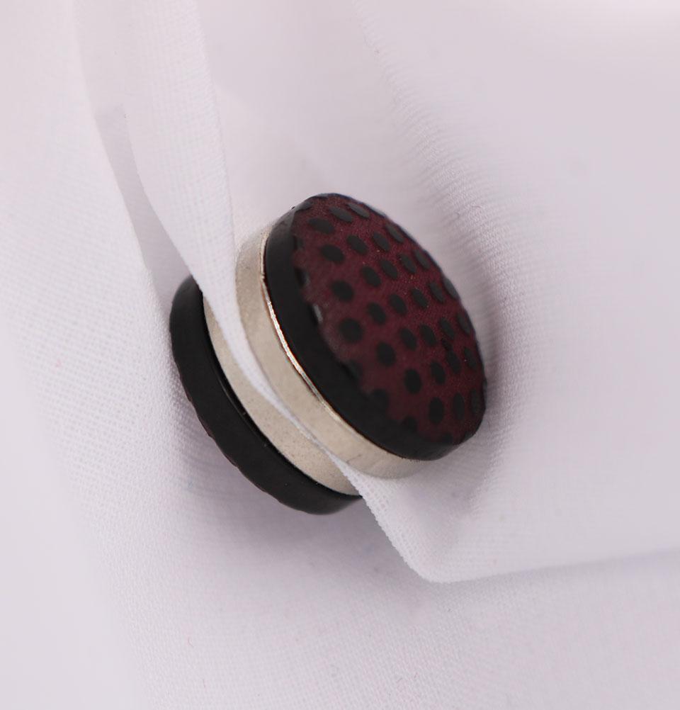 Pink Polka Dot Hijab Magnet Pin/Clip