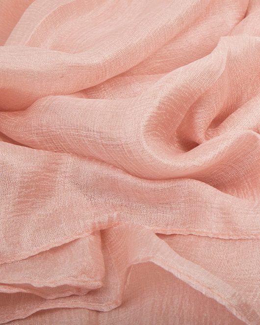 Salmon Satin Silk Hijab