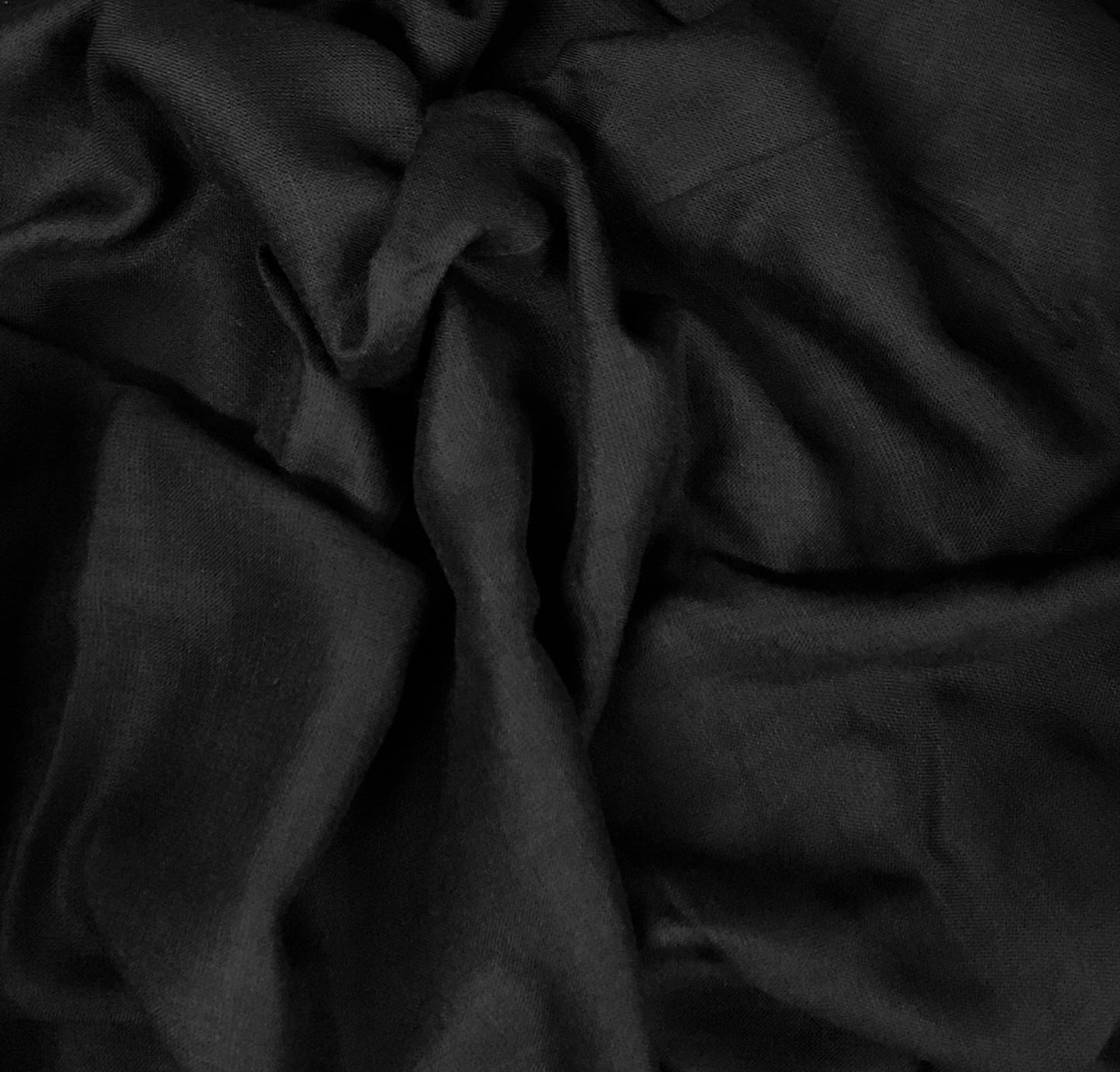 Black Maxi Cotton Hijab