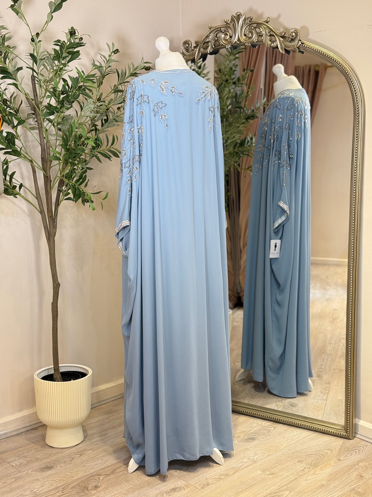 Elina Luxury Full Embalished Khaliji Caftan