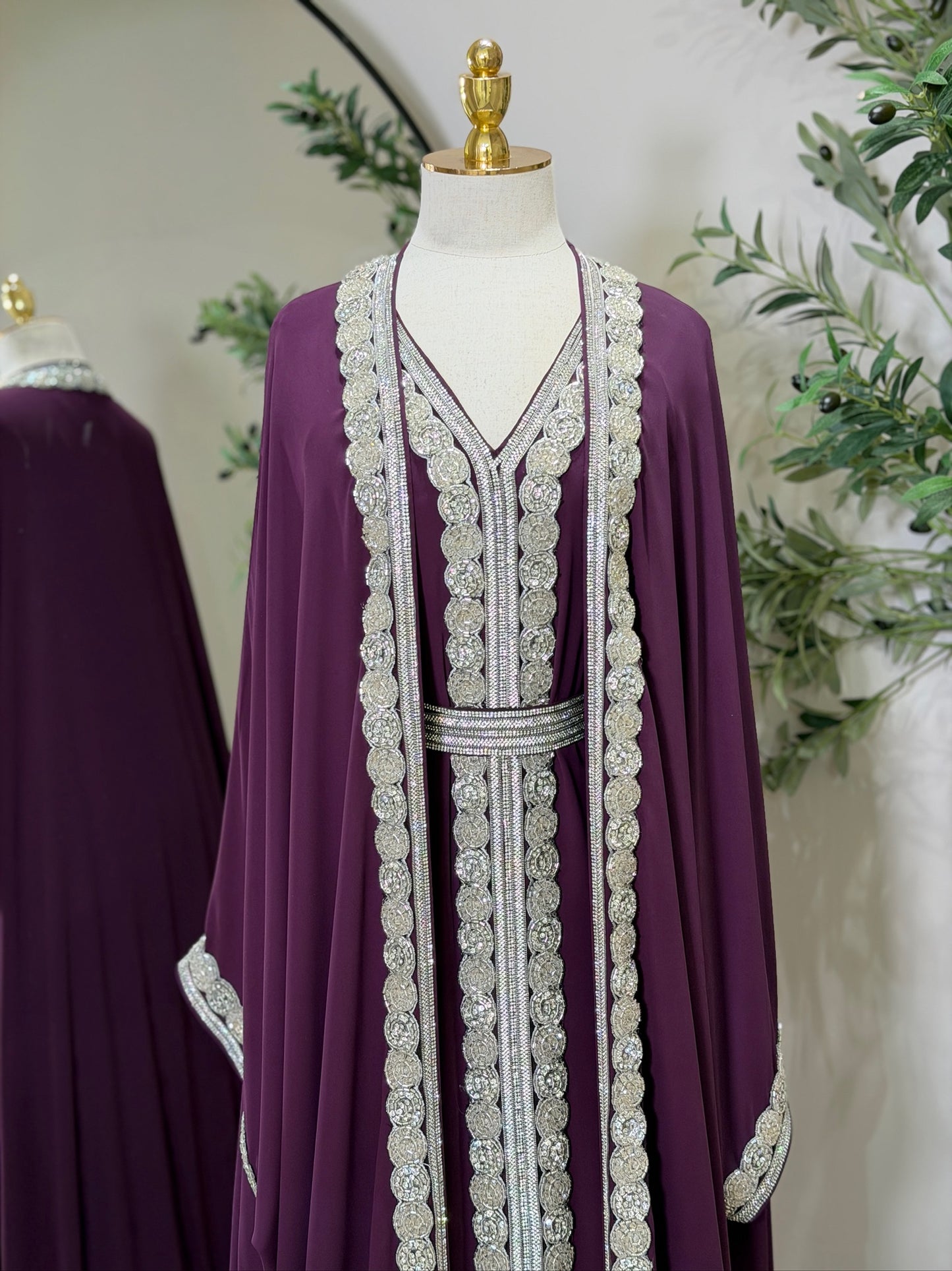 Hyam Hand Embellished Luxury Khaliji Caftan