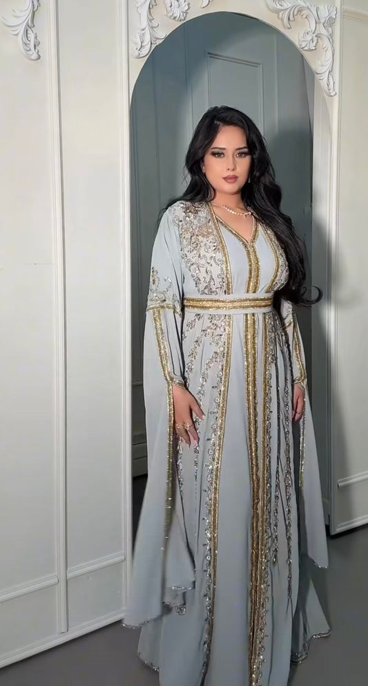 Sultana Long Flowy Sleeves Luxury Caftan