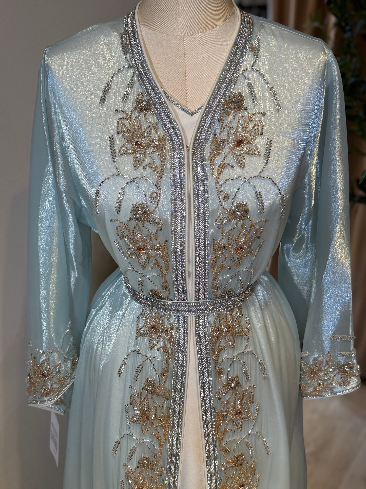 Halya Full Embellished Luxury Khaliji Caftan