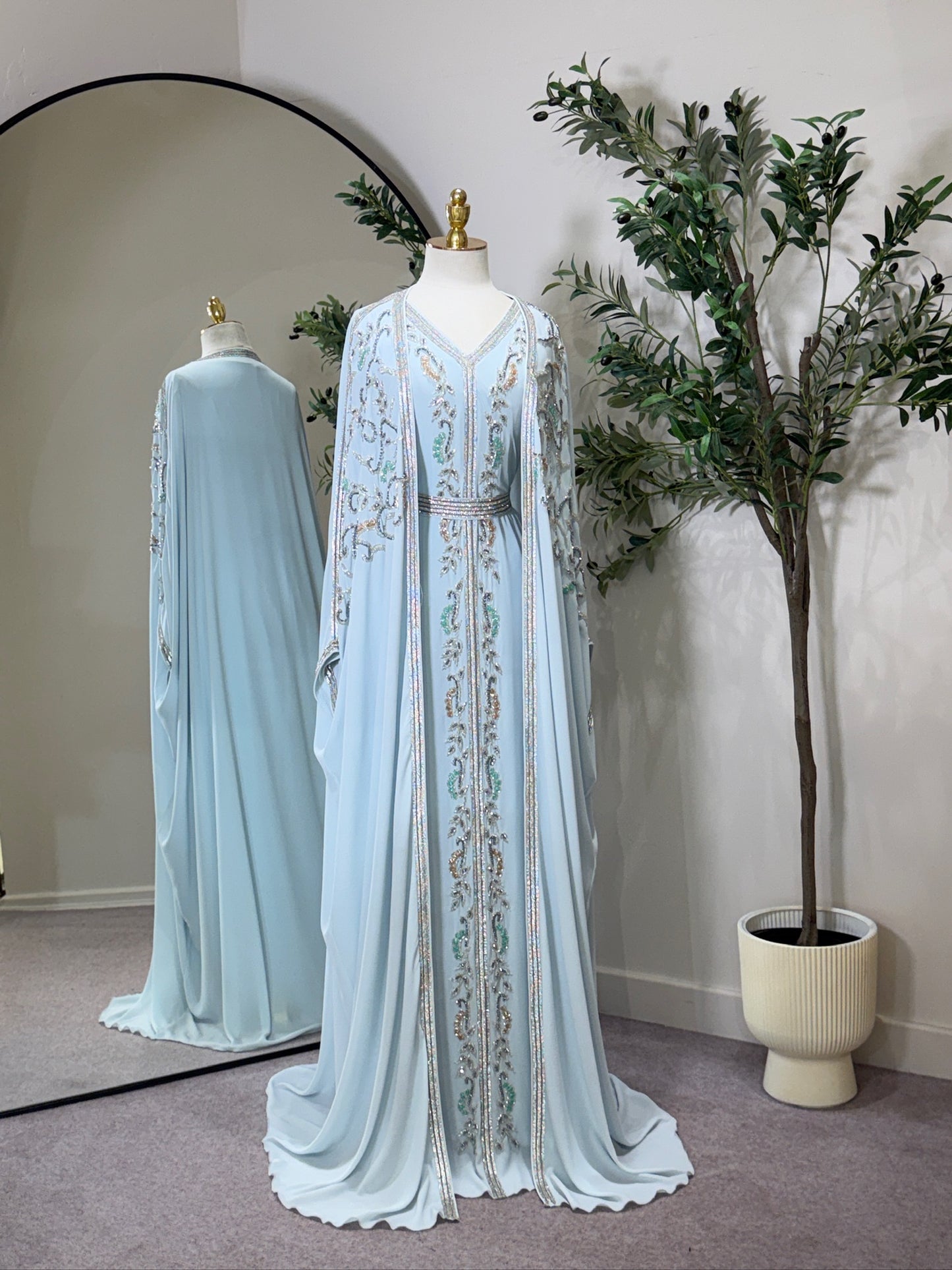 Nayla Luxury 3 Piece Khaliji Caftan