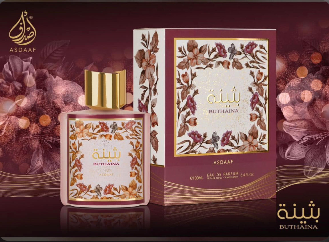 Buthaina By Asdaf EDP 100ml + Cherry 50ml For Free as a Combo