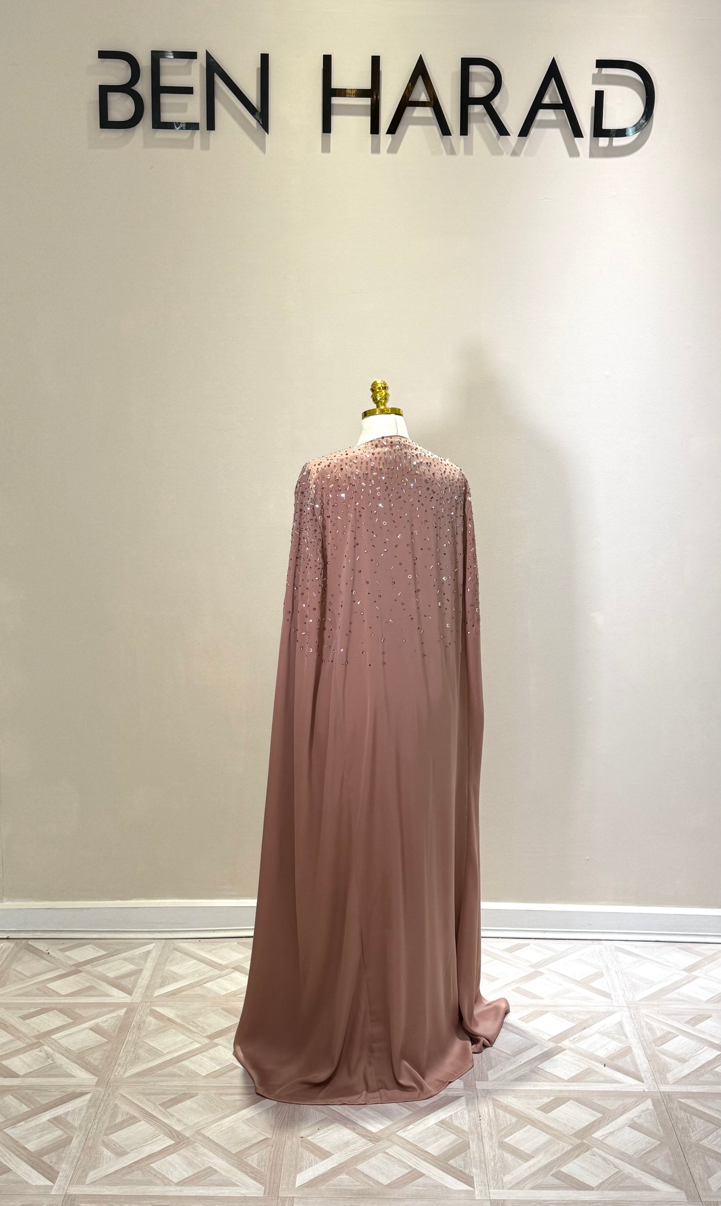 Nadine 2 Piece Abaya Under Piece is a Long Sleeves