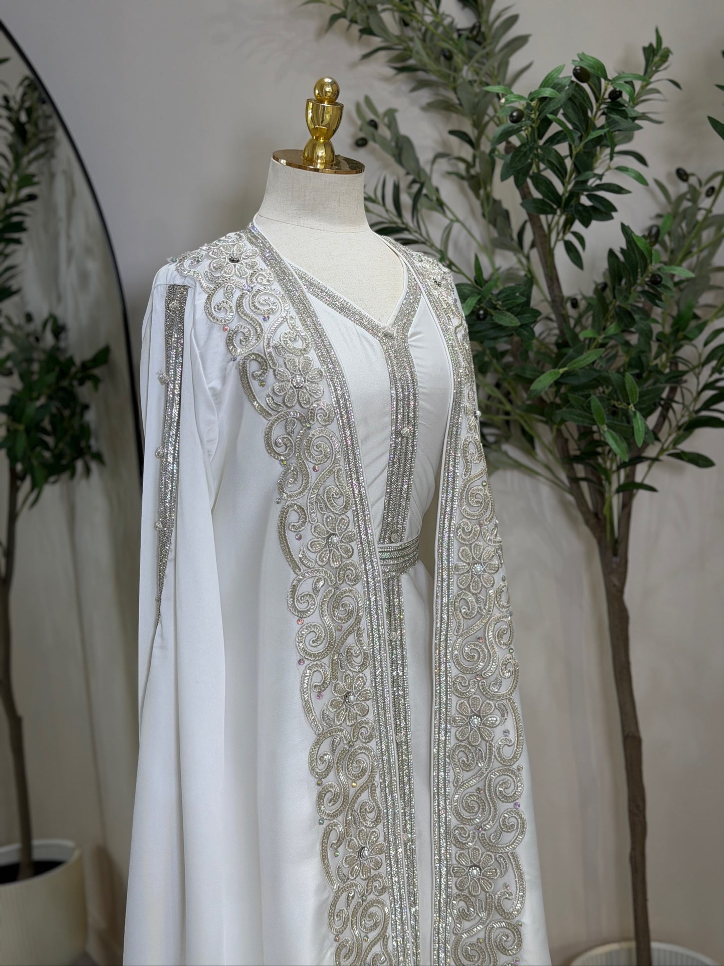 Nisrin 3 Piece Luxury Khaliji Caftan