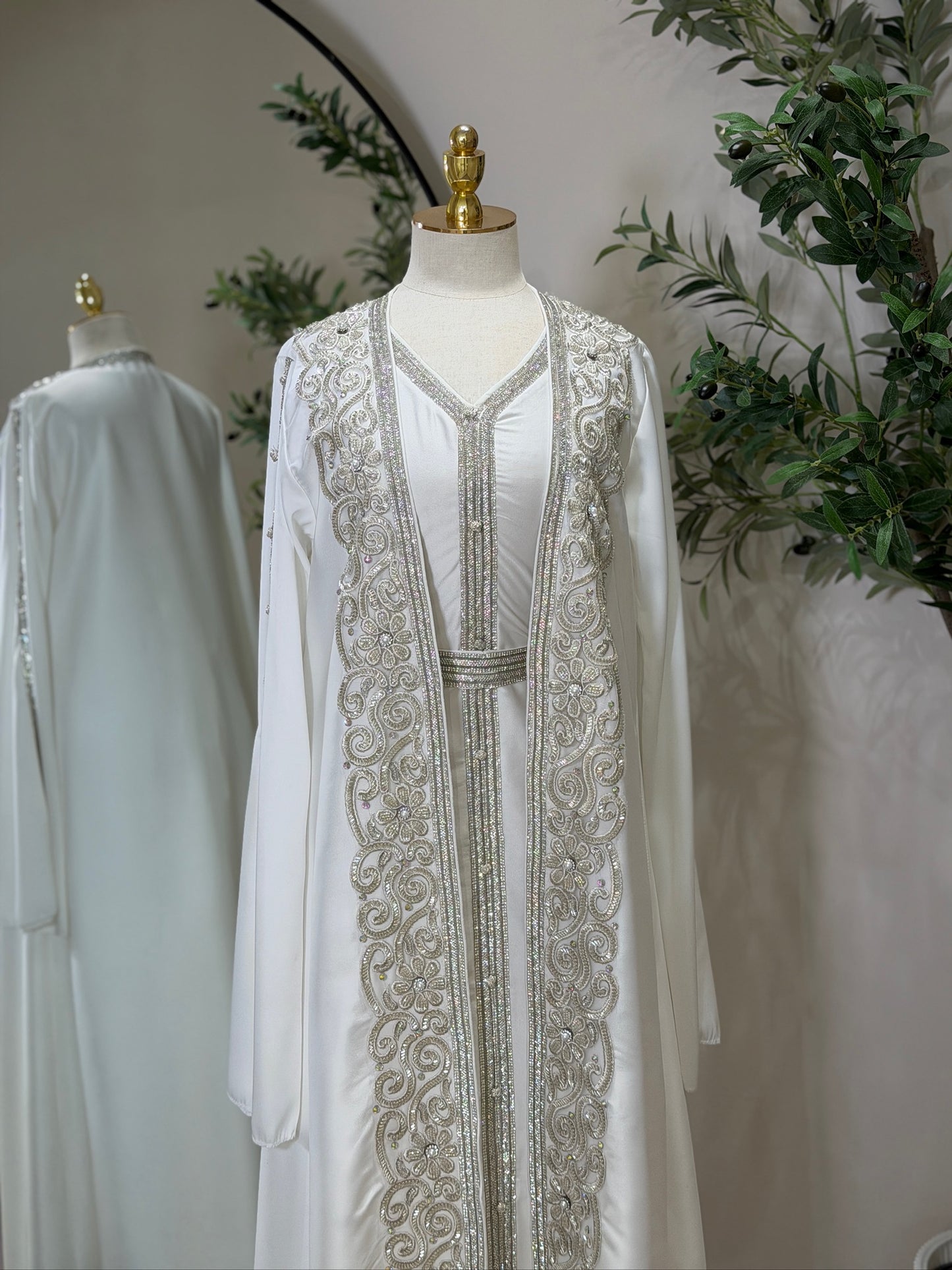 Nisrin 3 Piece Luxury Khaliji Caftan
