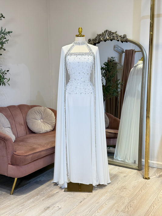 Ghala Hand Embellished Luxury Caftan Gown