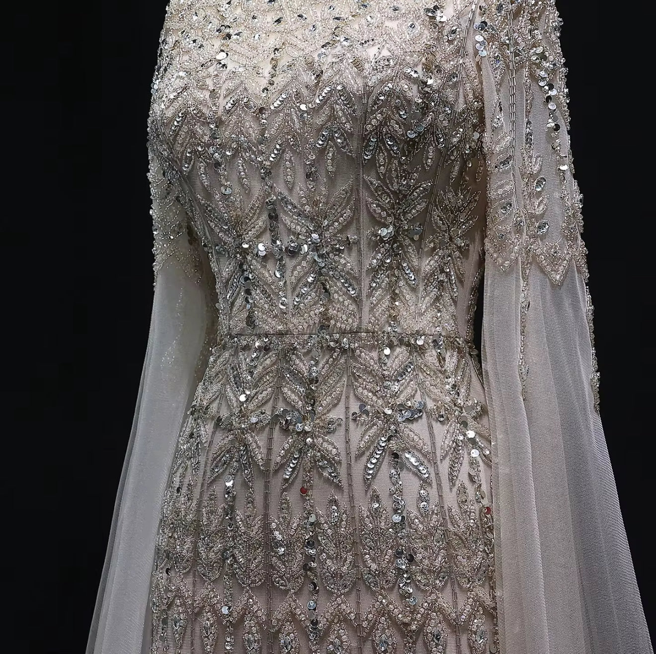 Anisa Modest Hand Embellished Luxury Gown ( Pre-Order )