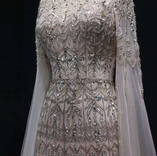 Anisa Modest Hand Embellished Luxury Gown ( Pre-Order )