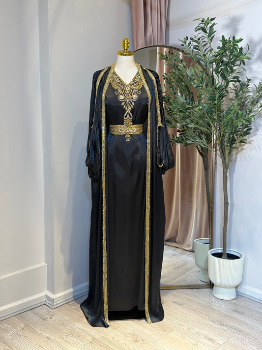 Mohraa Luxury 3 Piece Khaleeji Caftan