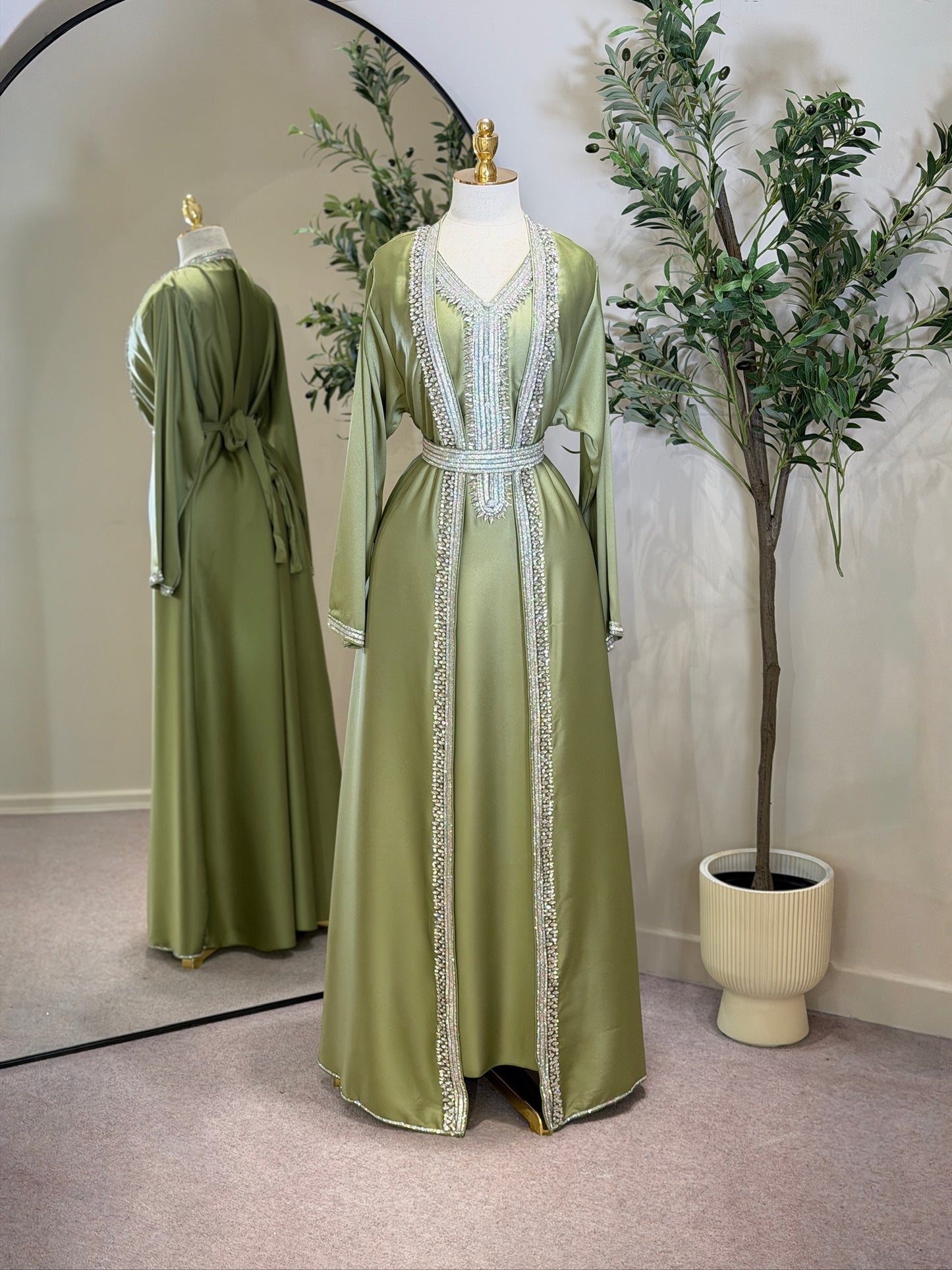 Reem Three Piece Luxury Khaliji Caftan