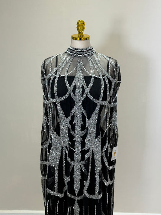 Rowan 2 Piece Fully Embellished Gown/Caftan