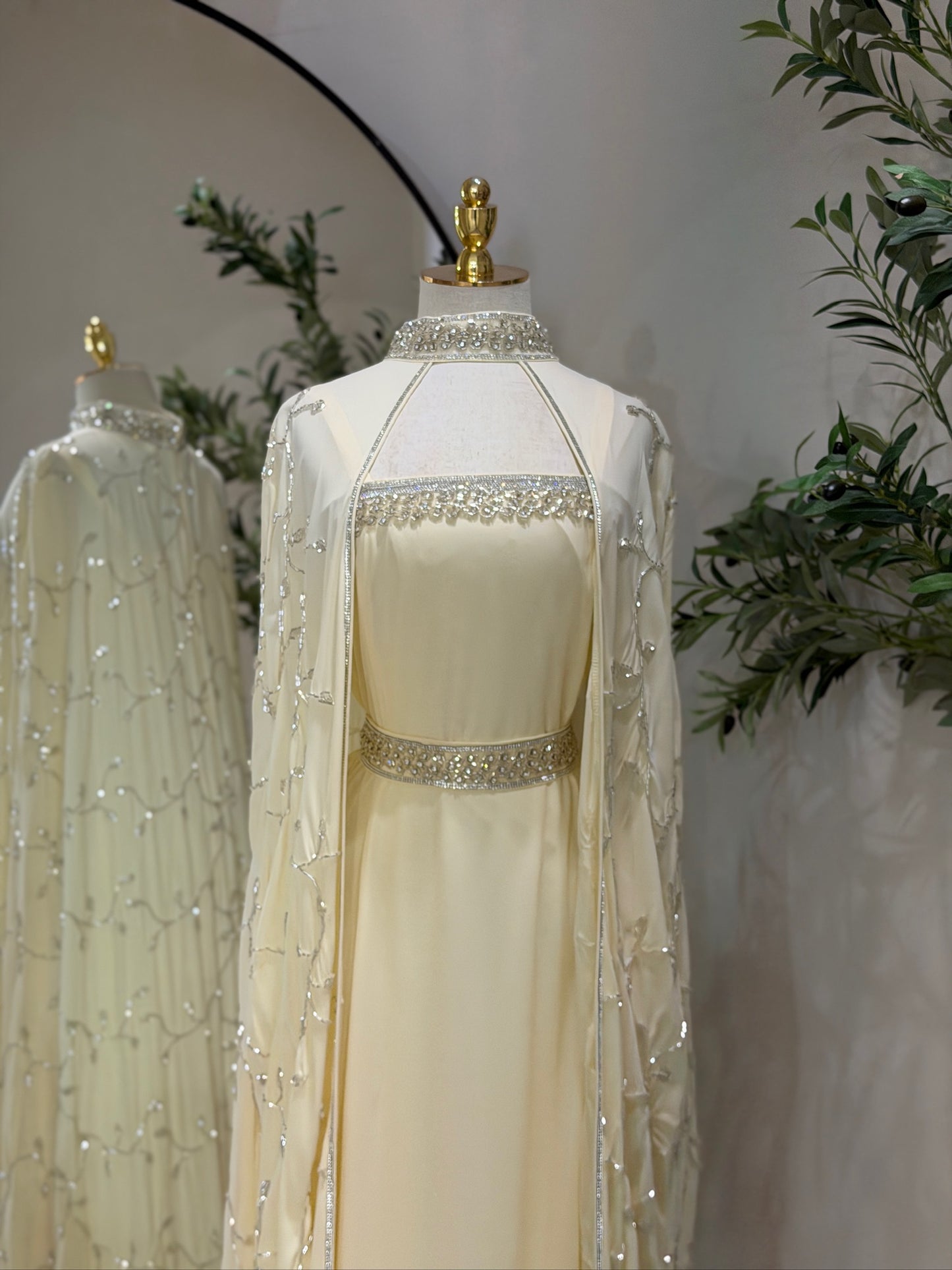 Mariam 3 Piece Luxury Khaliji Caftan