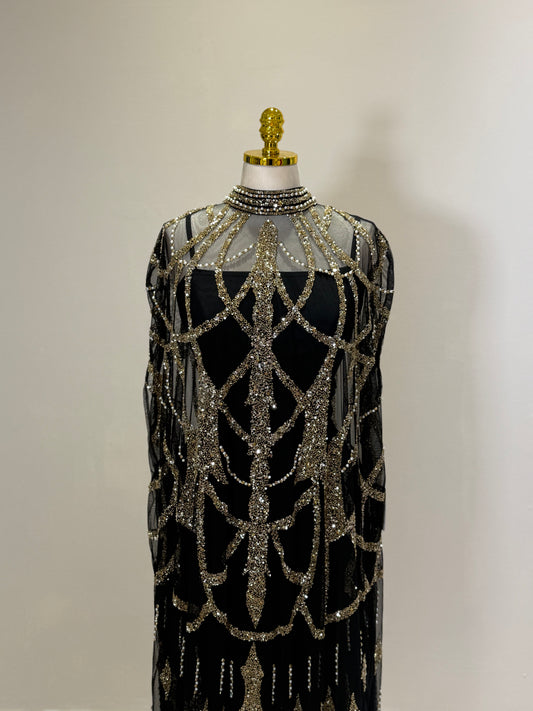Rowan 2 Piece Fully Embellished Gown/Caftan