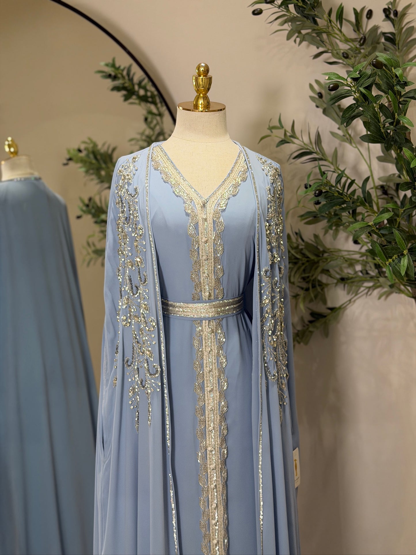 Elara Luxury 3 Piece Khaliji Caftan