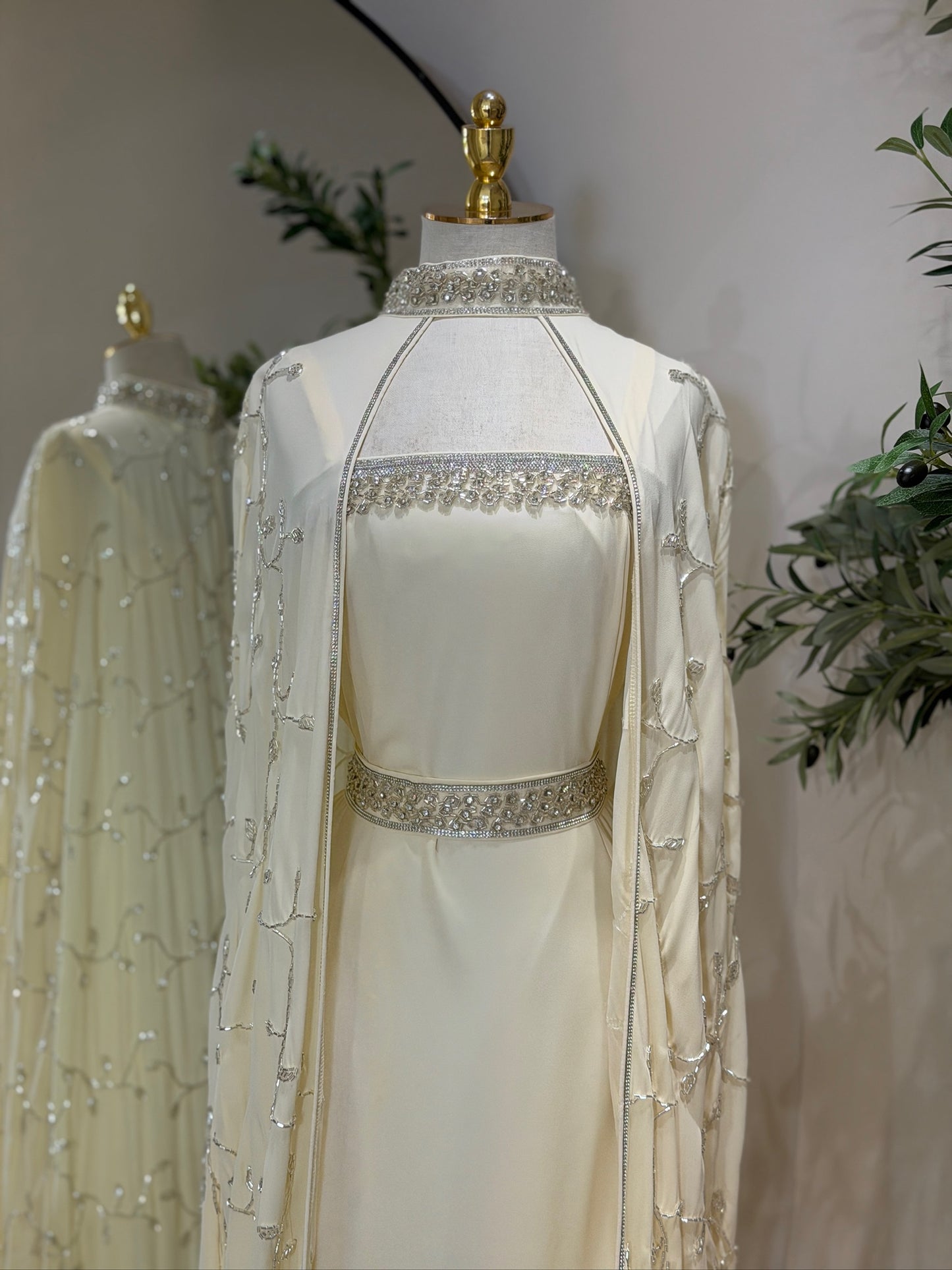 Mariam 3 Piece Luxury Khaliji Caftan