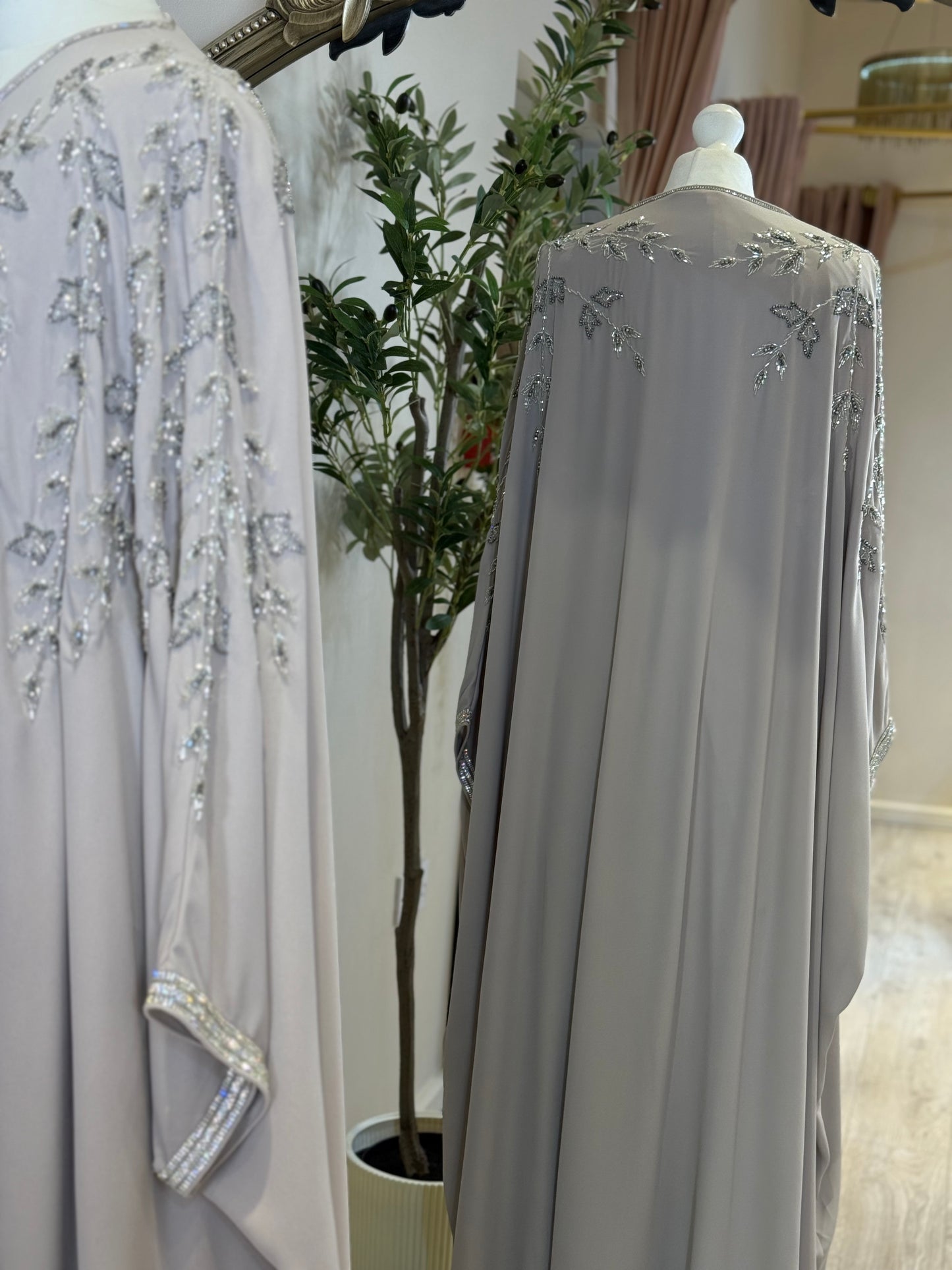 Elina Luxury Full Embalished Khaliji Caftan