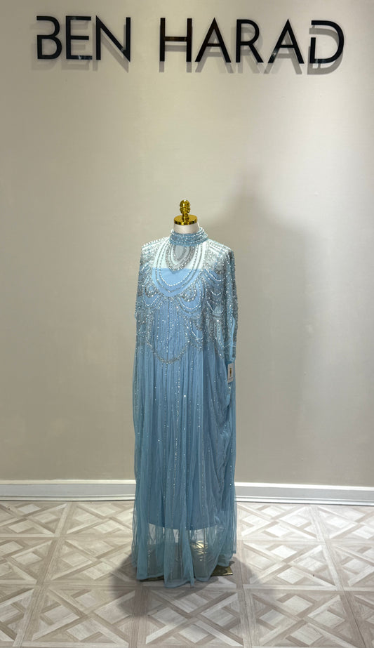 Riya 2 Piece Fully Embellished Gown/Caftan