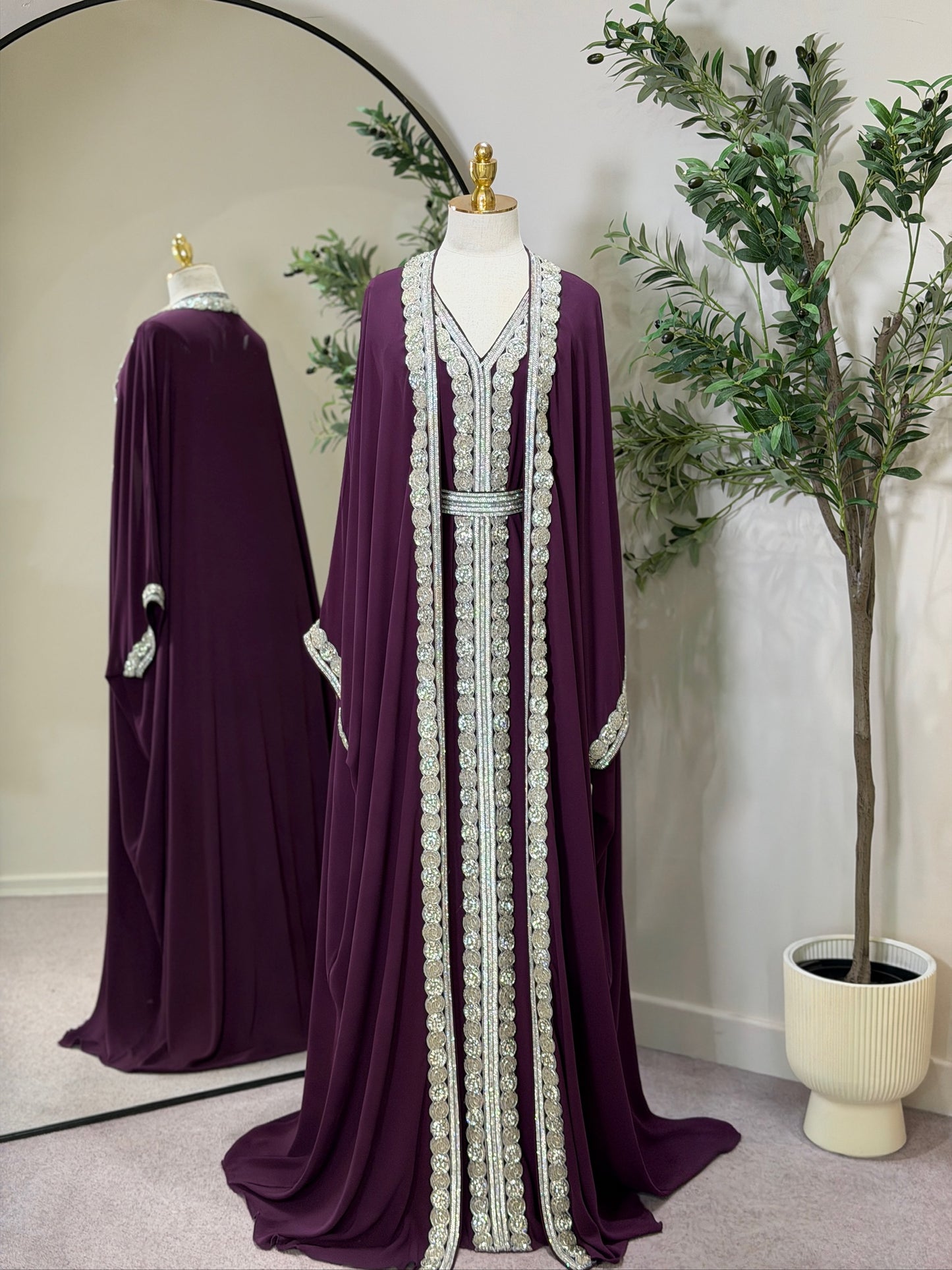 Hyam Hand Embellished Luxury Khaliji Caftan