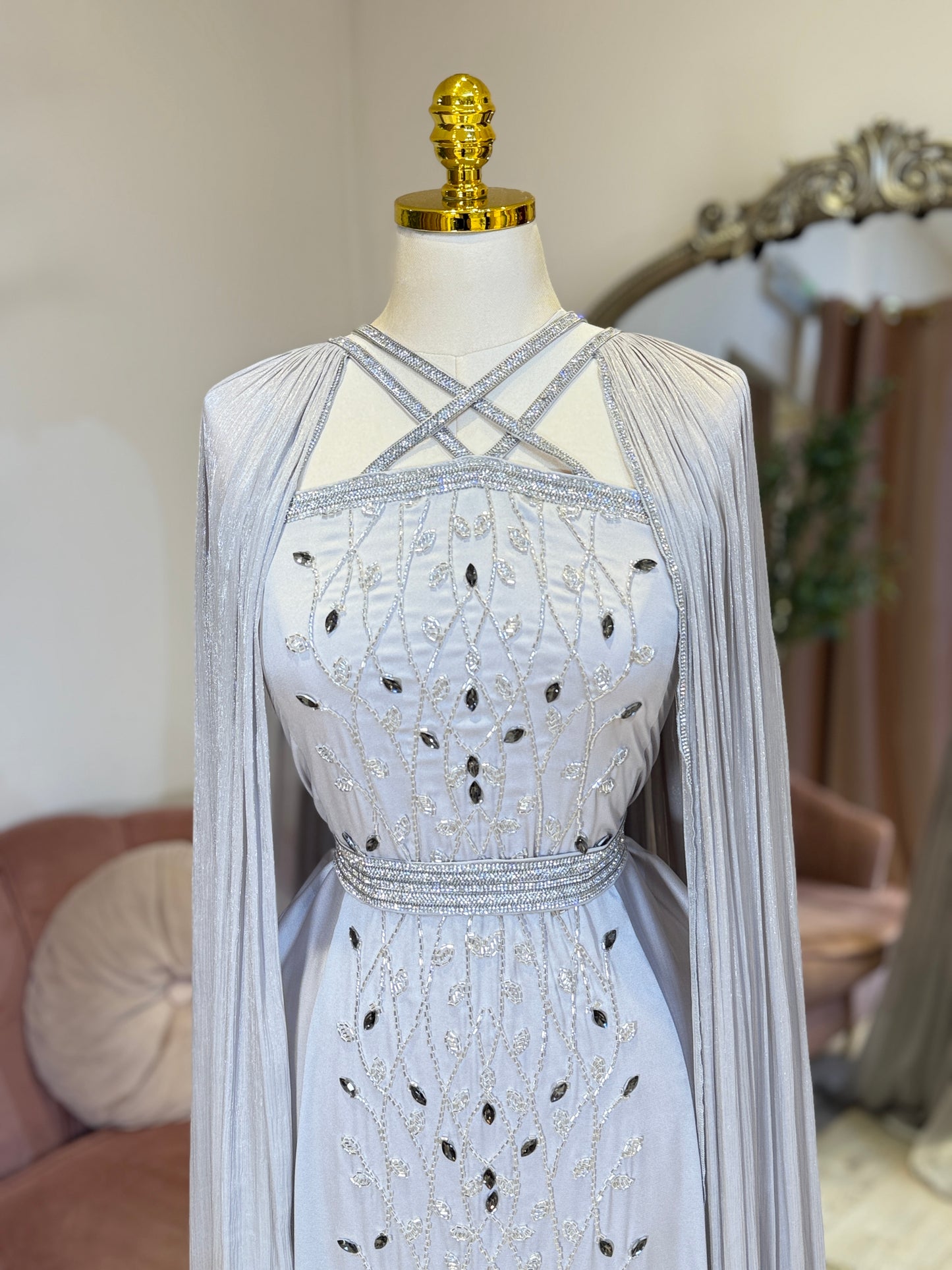 Latifa Luxury Handmade Caftan Gown