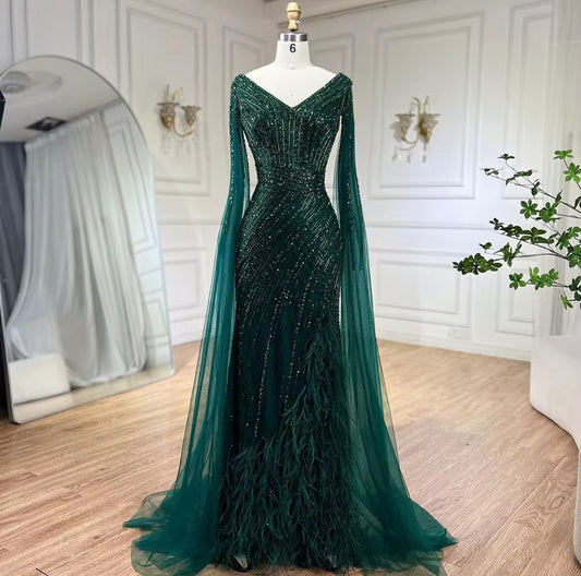 Naila Hand Embellished Luxury Gown ( Pre-Order )