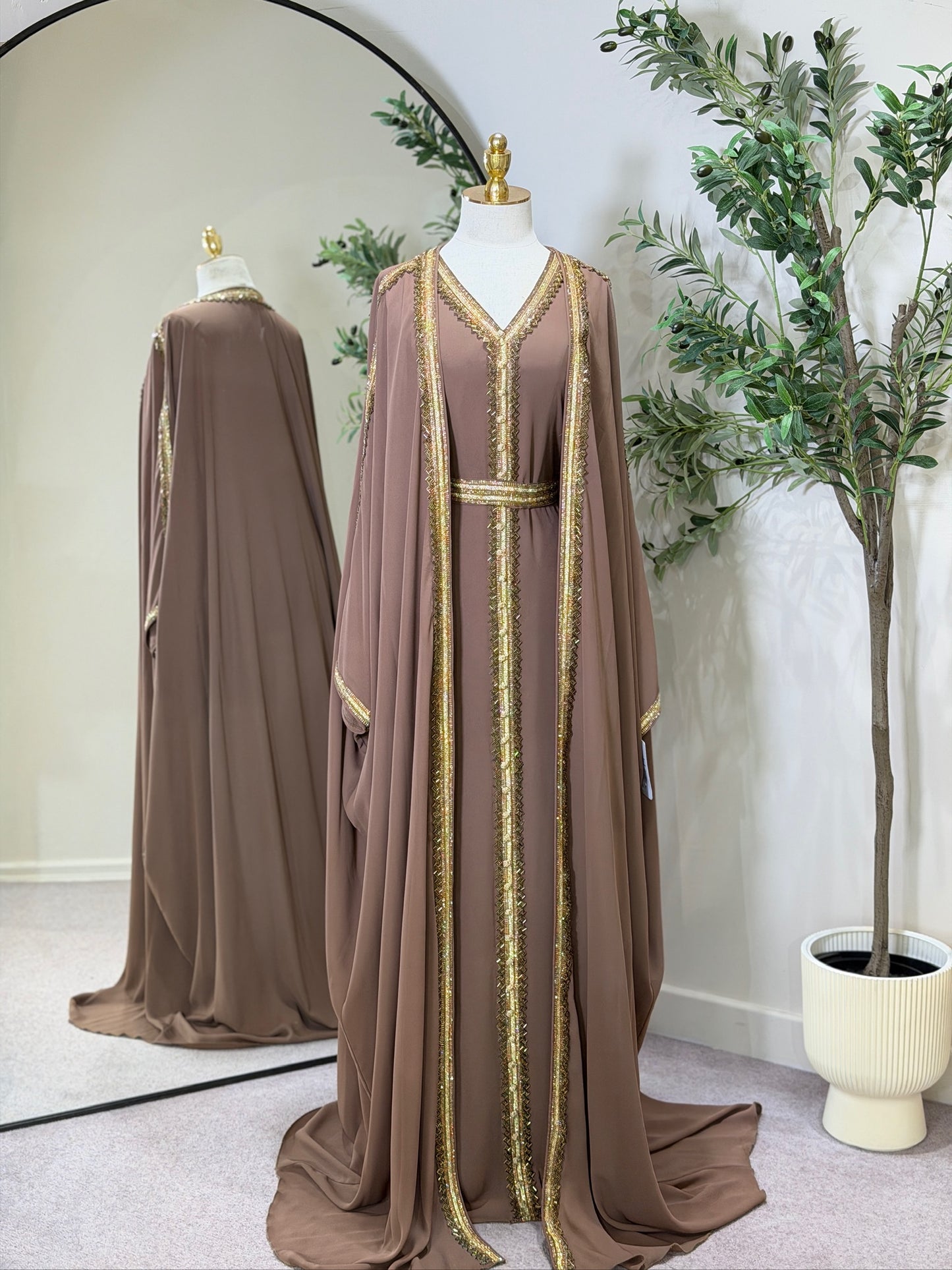 Hyam Hand Embellished Luxury Khaliji Caftan