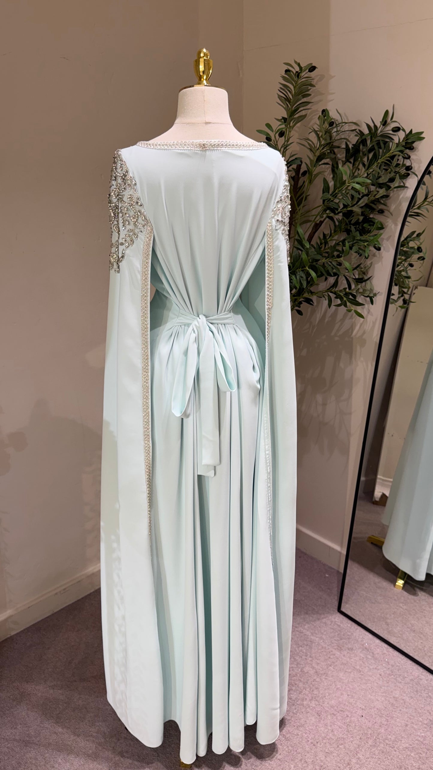 Light Blue Khaliji Kaftan