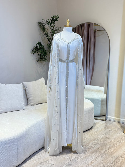 Fadwa Luxury Embroidered Khaliji Caftan