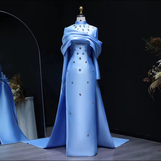 Sama Satin Hand Embellished Gown (Pre-Order)