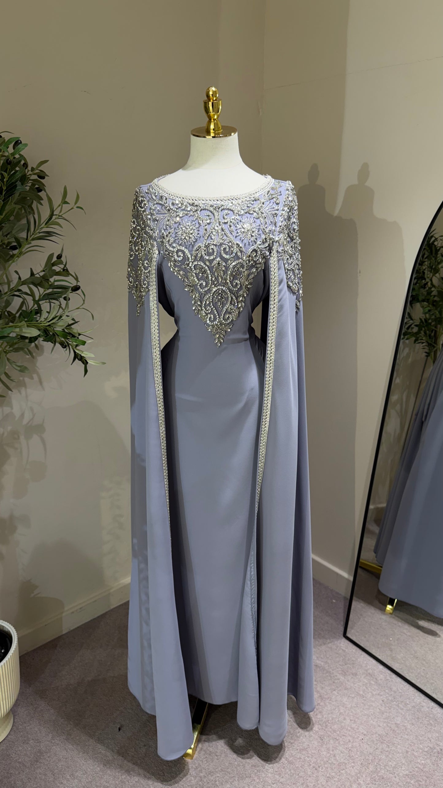 Purple Khaliji Kaftan