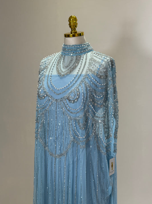 Riya 2 Piece Fully Embellished Gown/Caftan