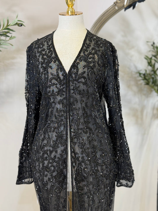 Midi Luxury Crystallised 1 Piece Abaya