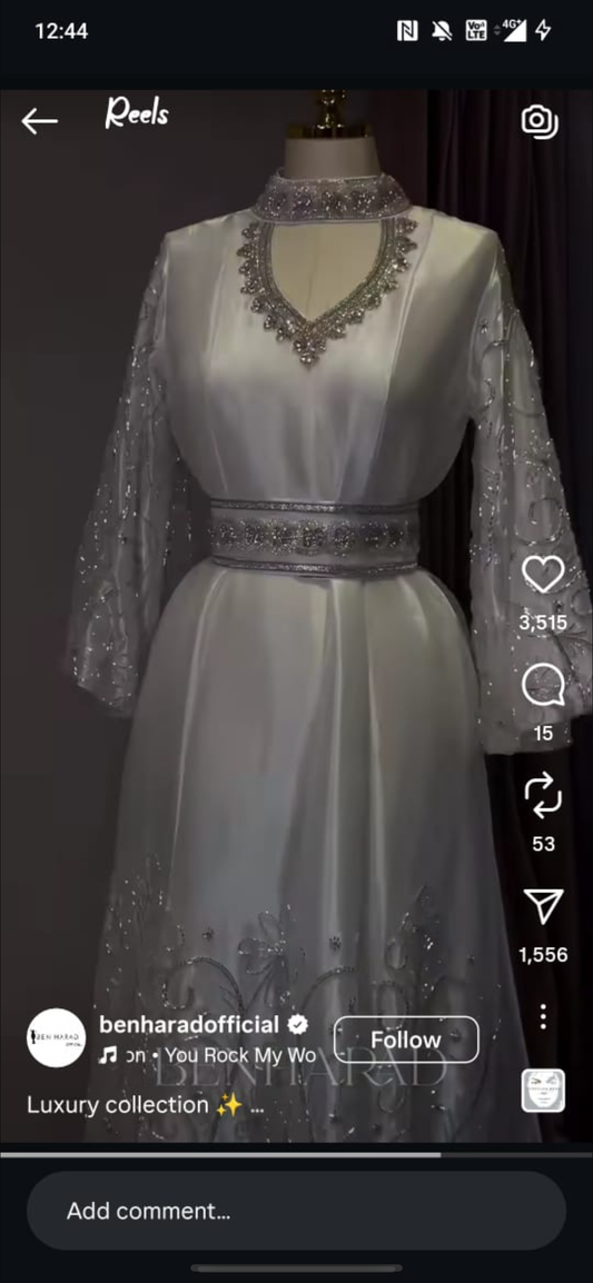 Bridal kaftan