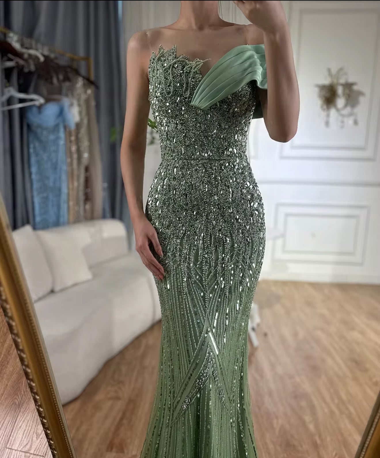 Ishaal Hand Embellished Luxury Gown ( Pre-Order )