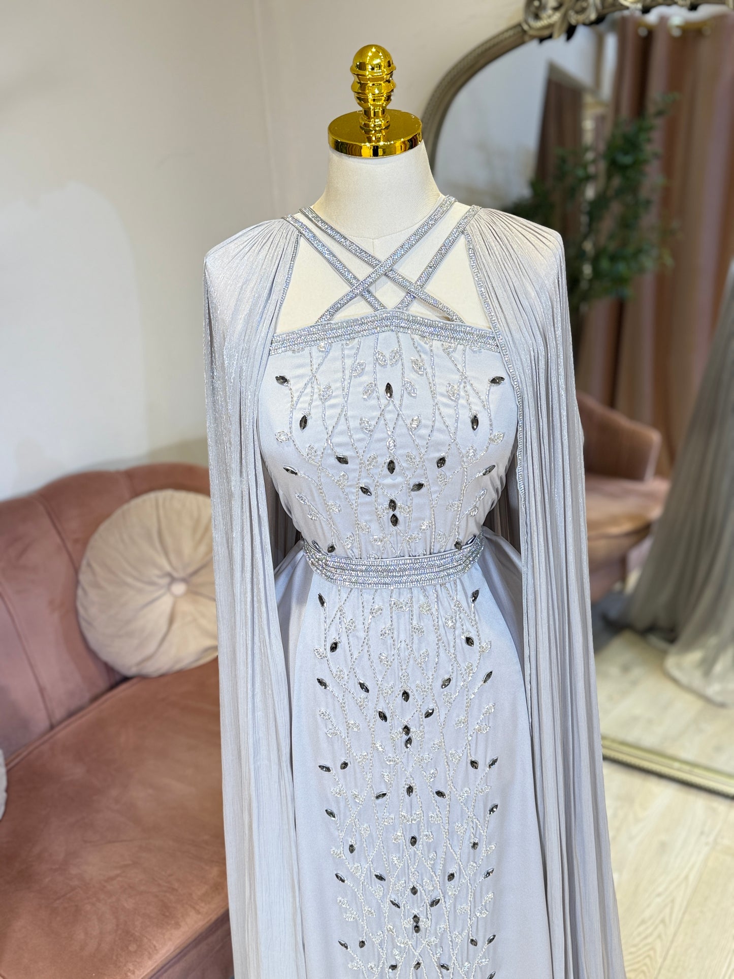 Latifa Luxury Handmade Caftan Gown