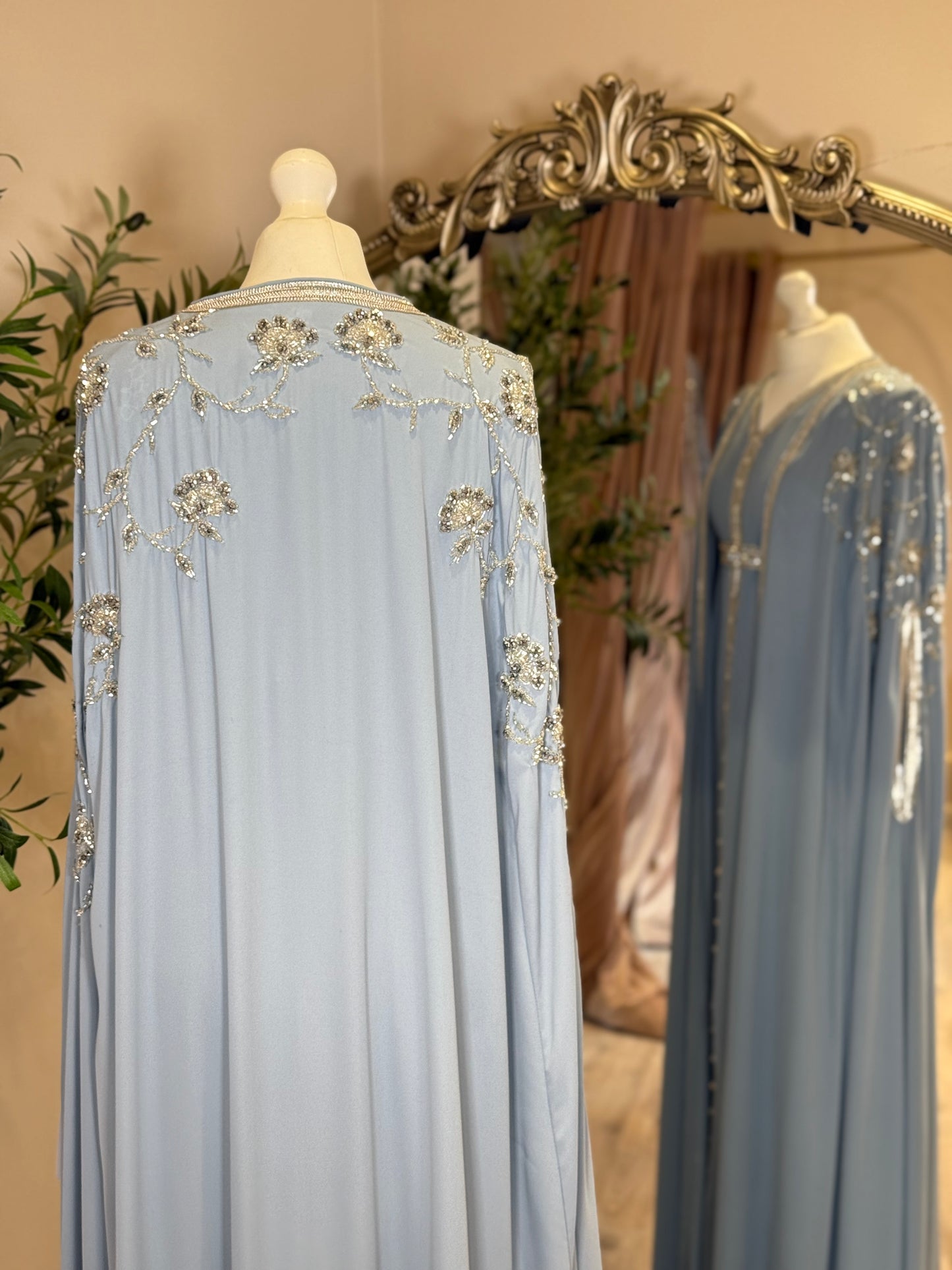 Adara Luxury Full Embalished Khaliji Caftan