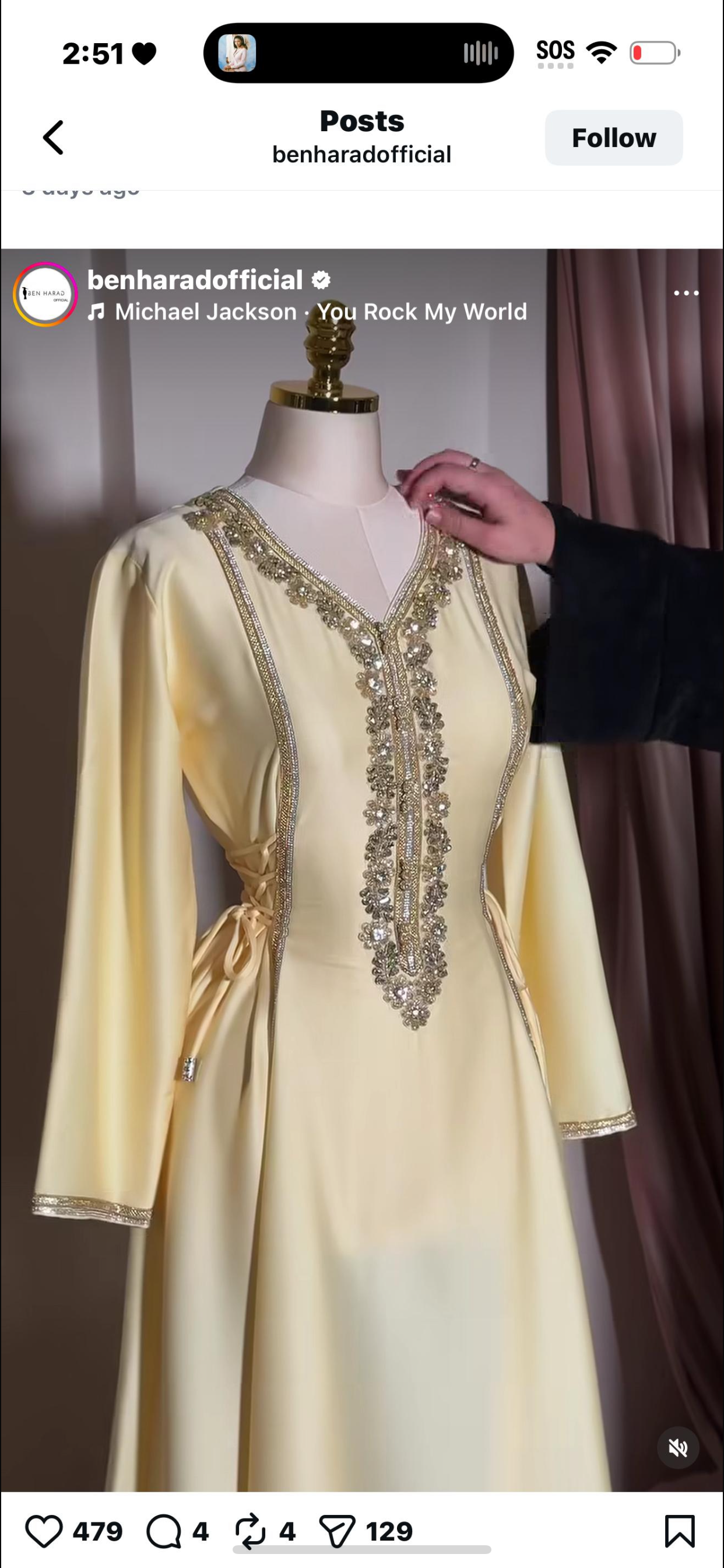 Sally Khaliji Luxury Caftan