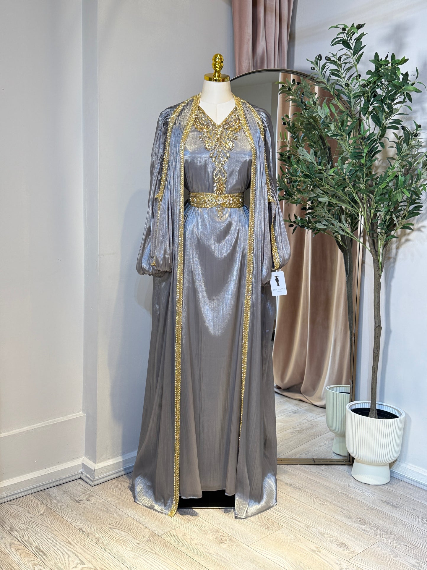 Mohraa Luxury 3 Piece Khaleeji Caftan