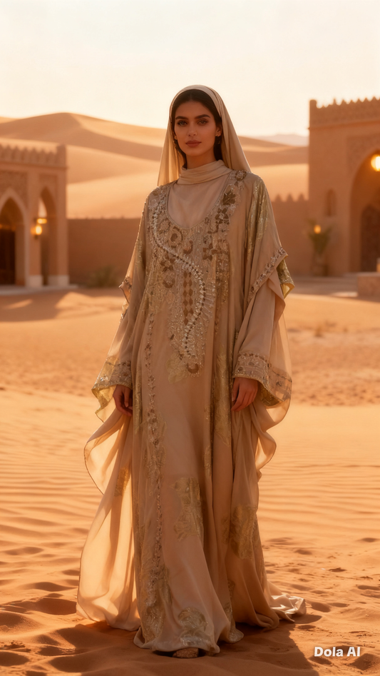 Toffee Crystallised Emirate Thobe